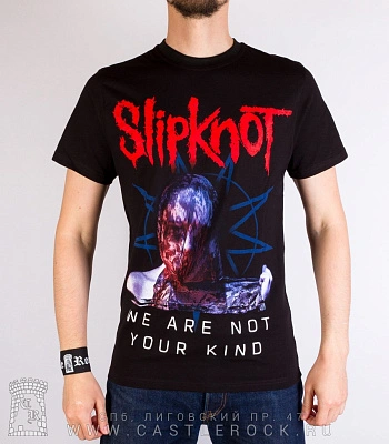 футболка slipknot "we are not your kind"