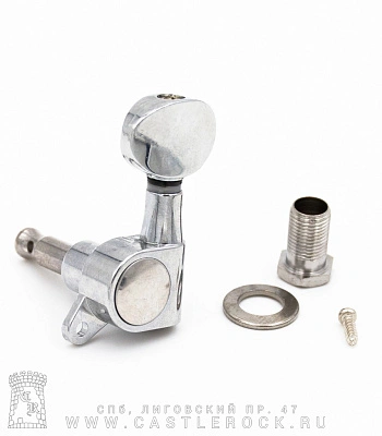 колок одиночный ae-016l левый (хромированый)