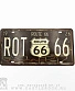 табличка номерной знак route 66