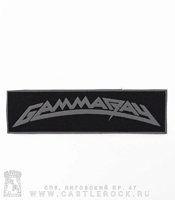нашивка gamma ray (лого серое)