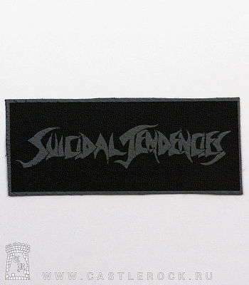 нашивка suicidal tendencies (лого серое)