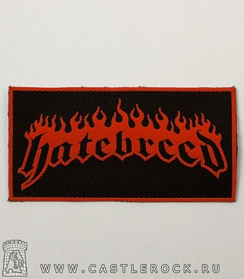 нашивка hatebreed (лого красное)