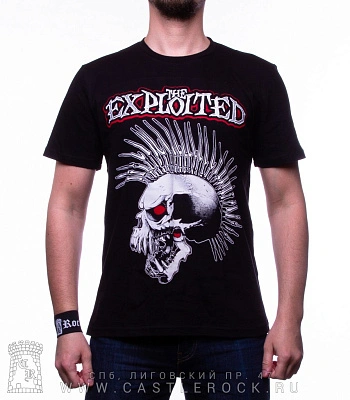 футболка exploited "40 years of chaos"