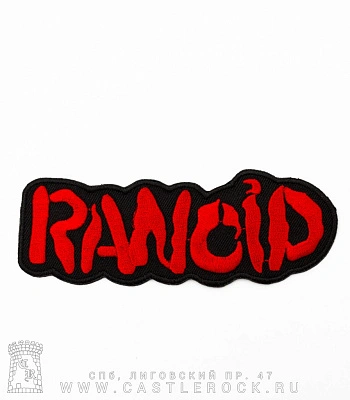 нашивка термо rancid (лого, вышивка)