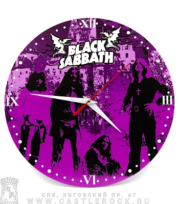 часы настенные black sabbath