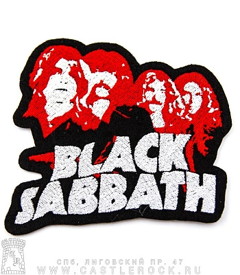 нашивка black sabbath (группа, вышивка)