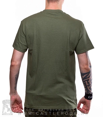 футболка ддт "советская и российская рок-группа. руководитель и солист ю. шевчук" (зеленая)