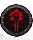 нашивка world of warcraft орда horde (вышивка)