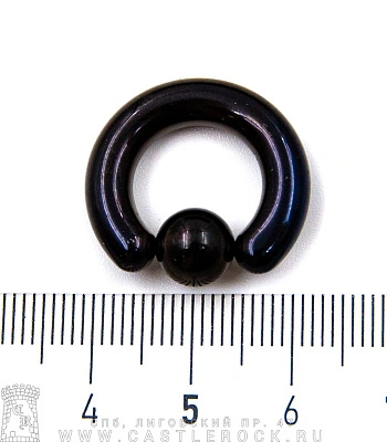 Кольцо BCR Хард Сталь Черное 5 х 13 х 8