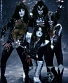 постер тканевый kiss (группа, синий)