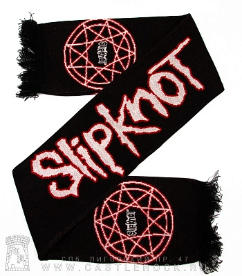 шарф slipknot (лого, надпись)