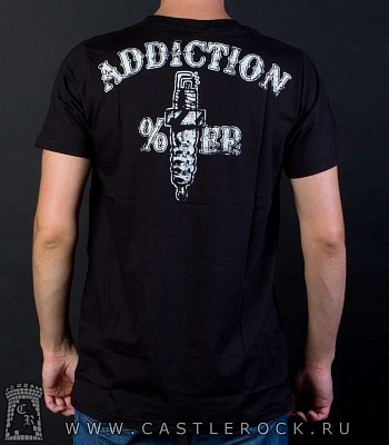 футболка addiction мото