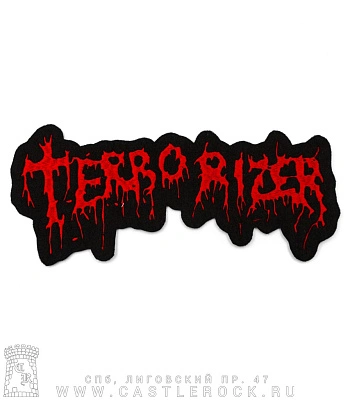 нашивка на спину terrorizer (лого, вышивка)