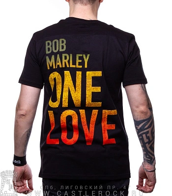 футболка bob marley "one love"
