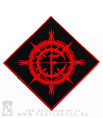 нашивка carpathian forest (лого красное)