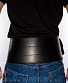 ремень поясной байкерский черный