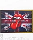 магнит прямоугольный 3d rolling stones (лого, группа, надпись, голограмма)