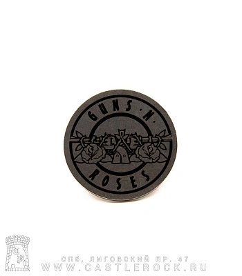 значок цанга с гравировкой guns'n'roses