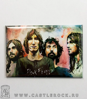 магнит прямоугольный pink floyd (группа, шарж)