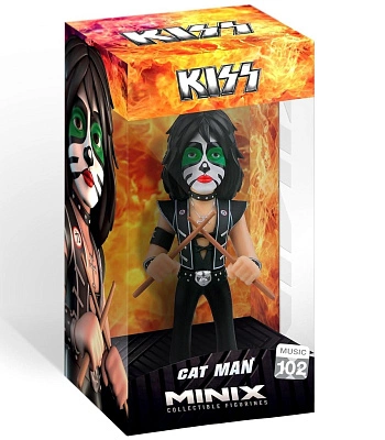 статуэтка коллекционная kiss peter criss (minix)