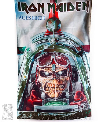 постер тканевый iron maiden "aces high"