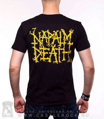 футболка napalm death "scum"