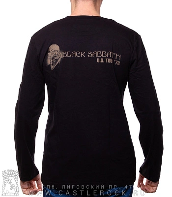 футболка black sabbath "u.s.tour'78" (маска) д/р