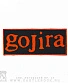 нашивка gojira (лого красное)