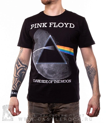 футболка pink floyd "the dark side of the moon" (луна)