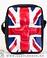 сумка рельефная череп (флаг великобритании) 3d