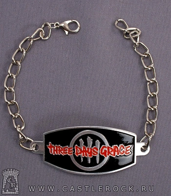 браслет на цепочке three days grace (лого)