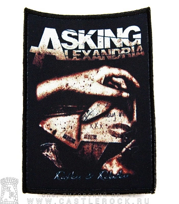 нашивка asking alexandria "reckless & relentless"