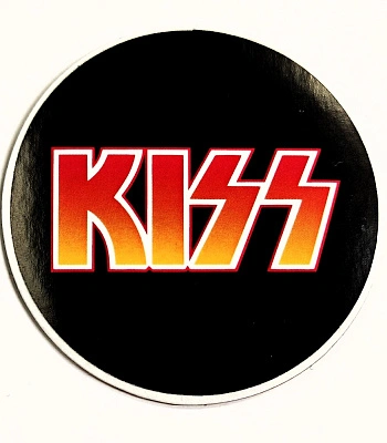 магнит виниловый kiss (ч/к)
