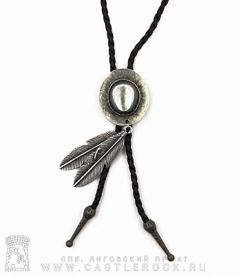 боло шляпа и перья