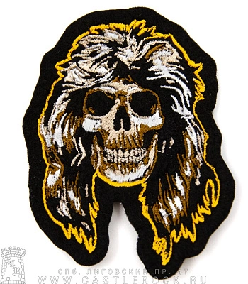 нашивка guns'n'roses steven adler (череп, вышивка)