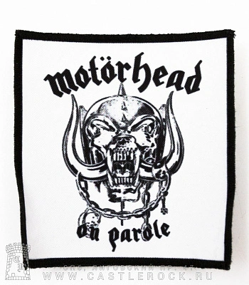 нашивка motorhead "on parole"