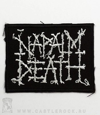 нашивка napalm death (лого, вышивка)
