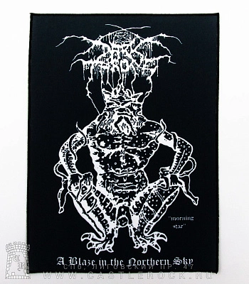 нашивка на спину darkthrone "a blaze in the northern sky. morning star"