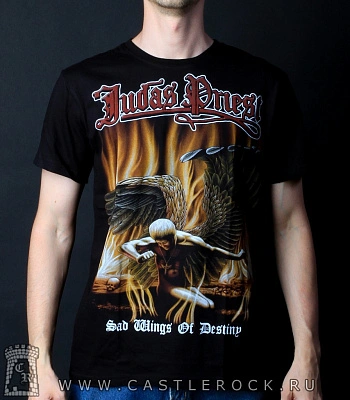 футболка judas priest "sad wings of destiny"