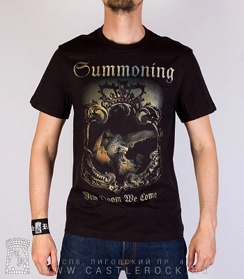 футболка summoning "with doom we come"