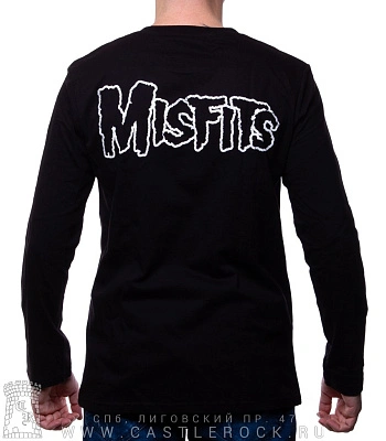 футболка misfits (лого потертое) д/р