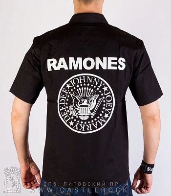 рубашка с коротким рукавом ramones (с цифрами)
