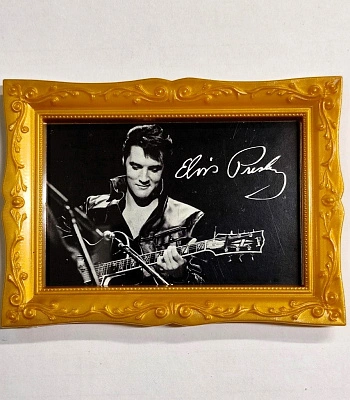 магнит прямоугольный elvis presley (ч/б, багет)