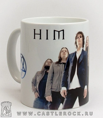 кружка him (группа, белая)