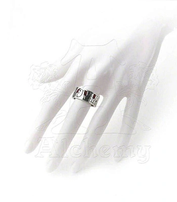 кольцо alchemy gothic (алхимия готик) ulr1 love hate