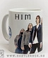 кружка him (группа, белая)