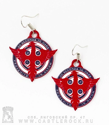 серьги 30 seconds to mars