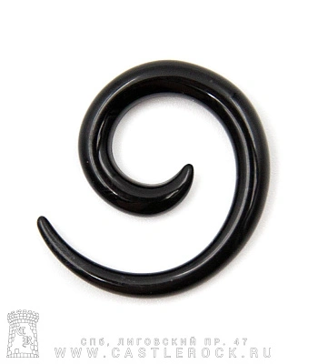 Растяжка Акрил Спираль (черная) 4 мм