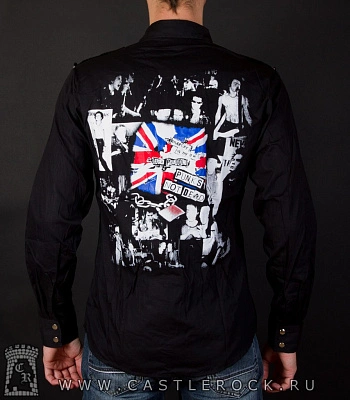 рубашка с длинным рукавом sex pistols