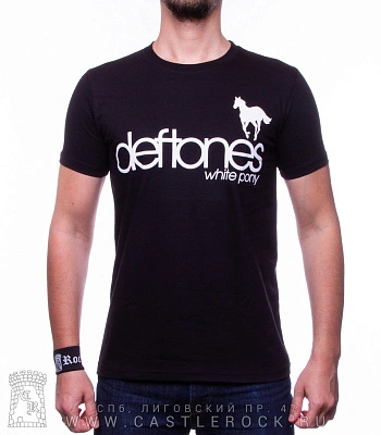 футболка deftones "white pony"